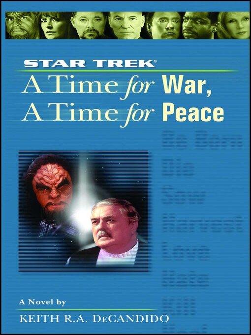 Cover image for A Time for War, A Time for Peace
